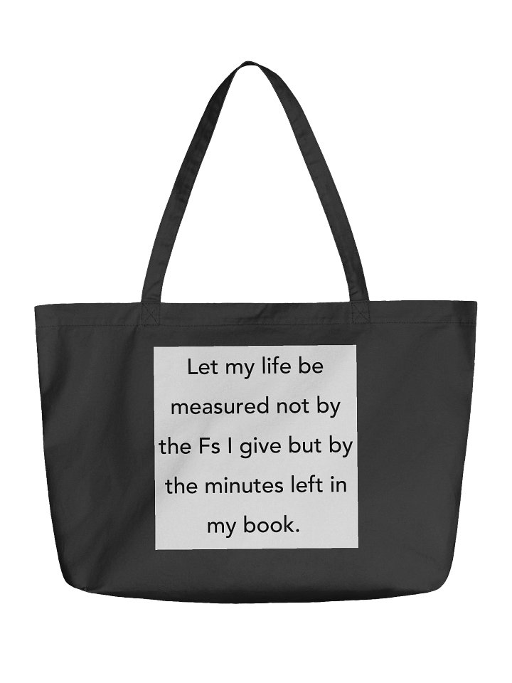 minutes left in book Tote Bag product image (1)