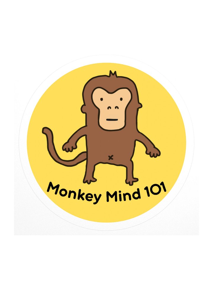 Monkey Mind 101 Logo Sticker product image (1)
