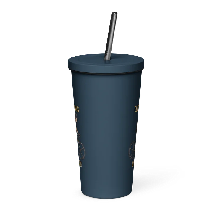 Electrician Athlete Tumbler with Straw | Ladies Cycling Edition product image (10)