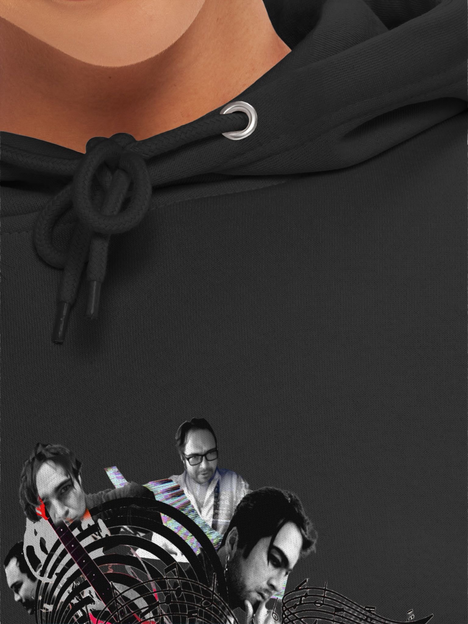 Harmonious Melodies Collage Hoodie product image (7)