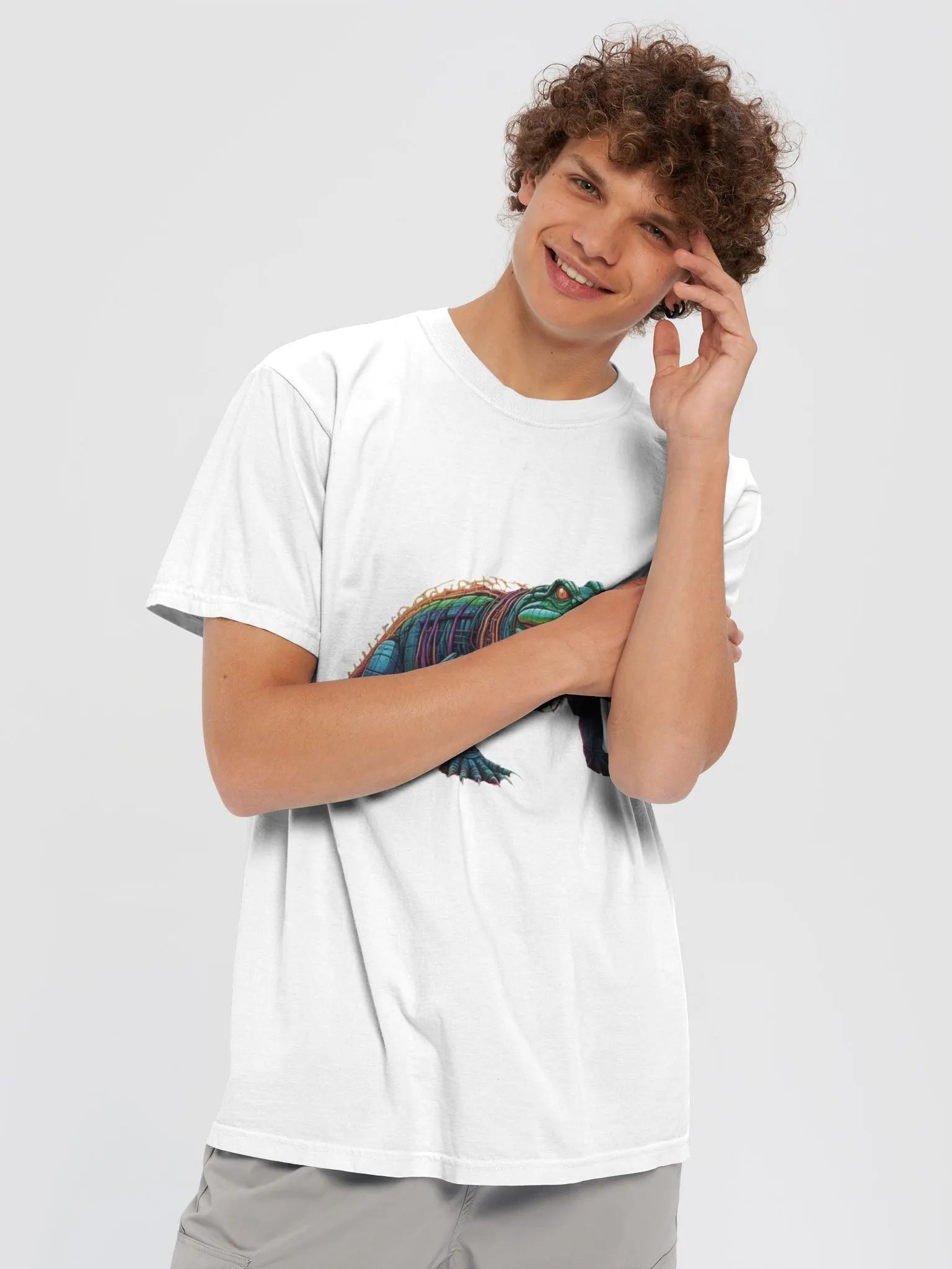 Crocodile Robot T Shirt product image (79)