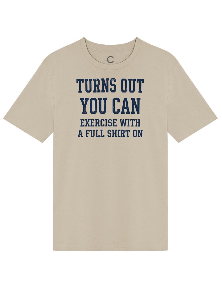 Good Clean Fun: "Exercise With A Shirt 2" Organic T-Shirt product image (4)