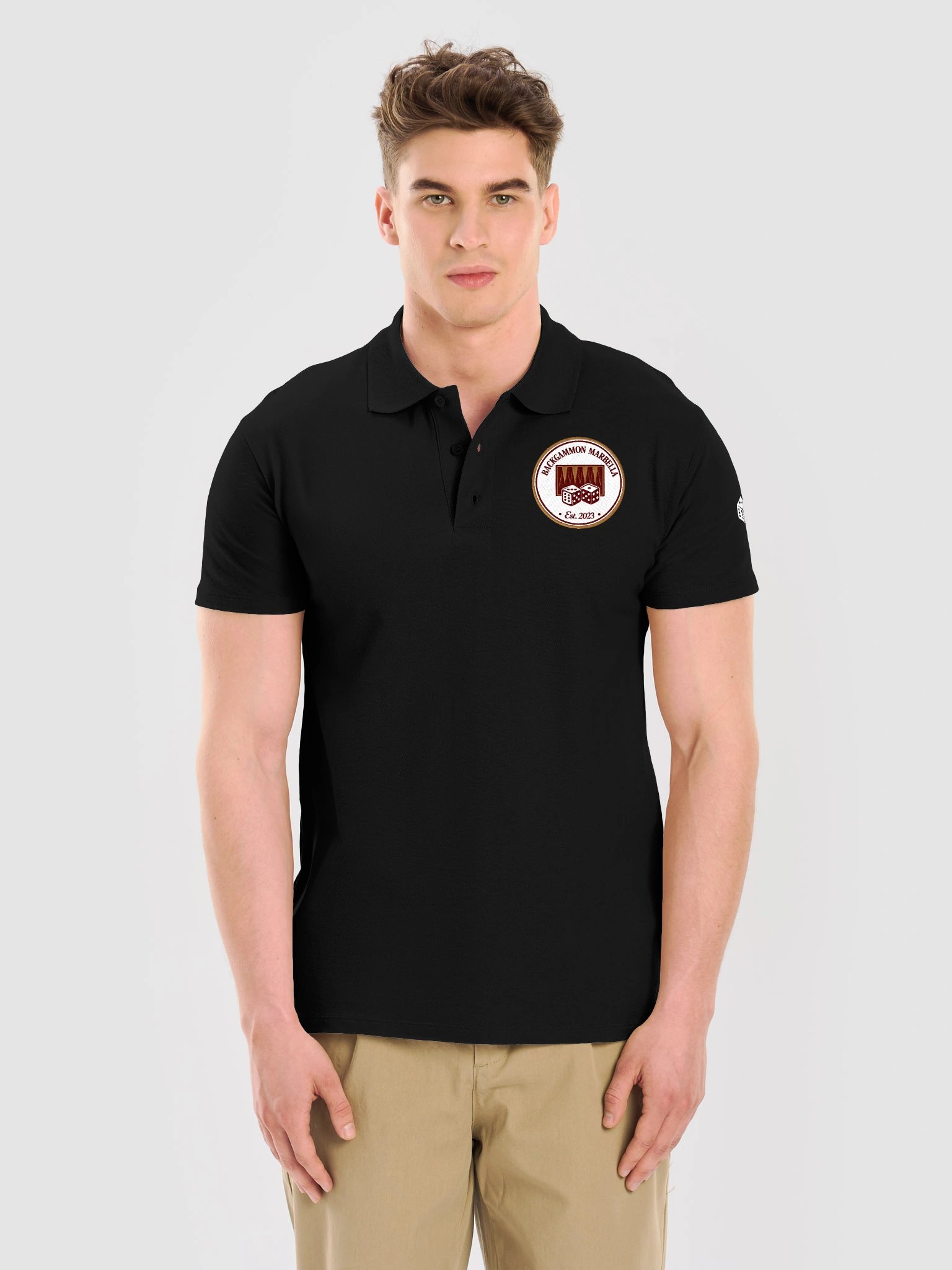 Backgammon Marbella Embroidered Badge Polo product image (11)