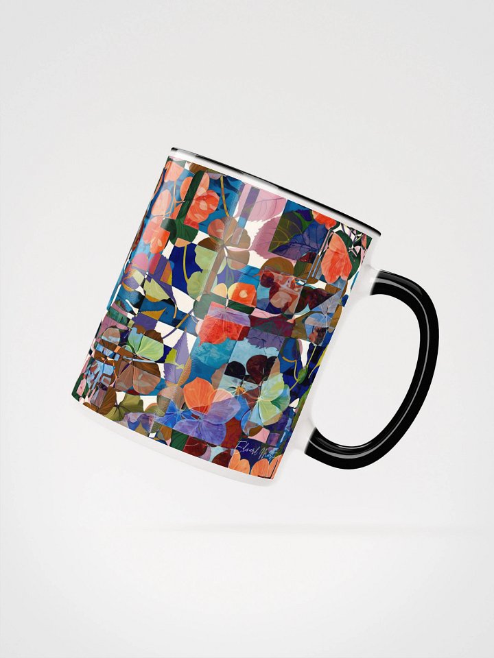 Vibrant Leaf Collage Ceramic Mug product image (21)