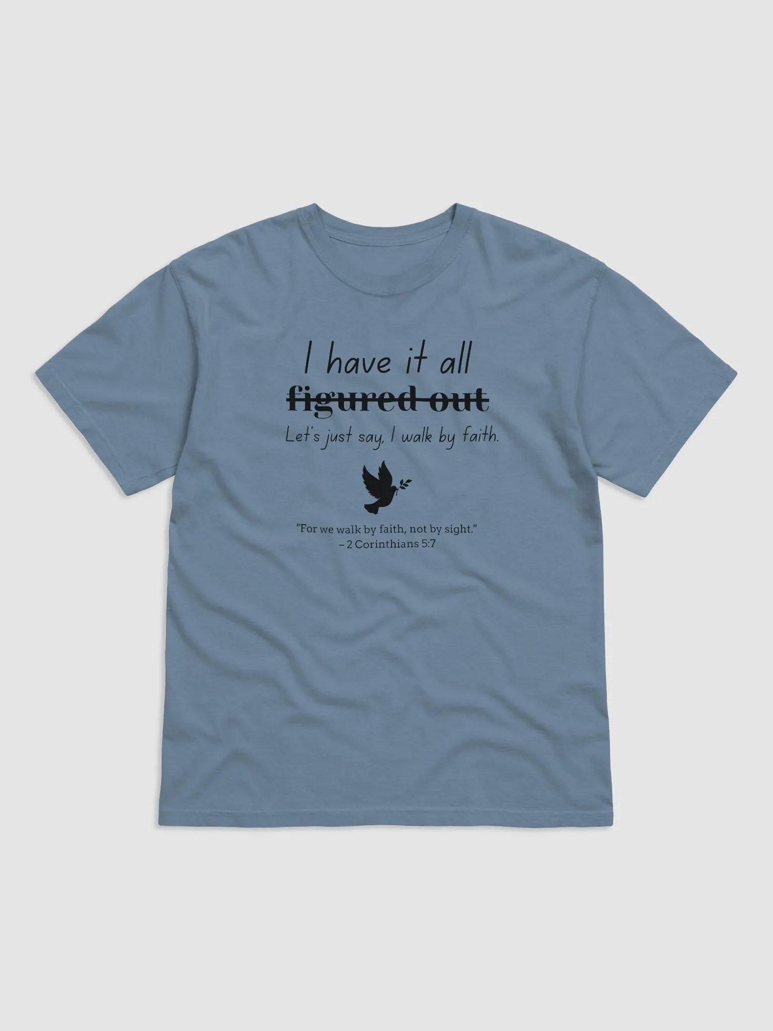 Walk by Faith - Trust Over Sight Unisex Tee product image (5)