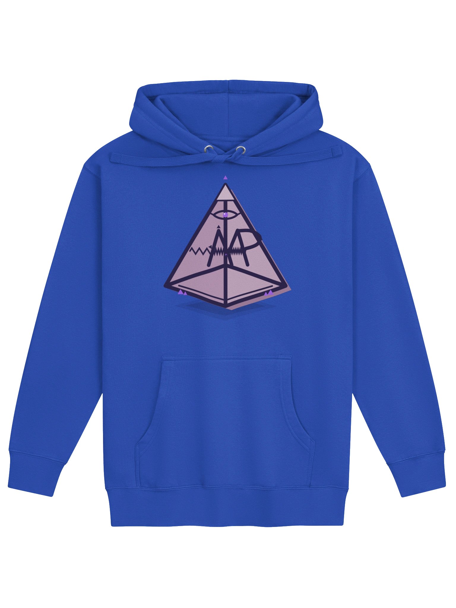 Mt. AMP Pyramid 3D Hoodie — Blue product image (1)
