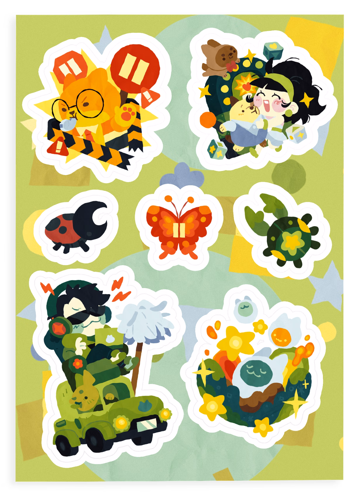 AI Pause Debate Sticker Set | Rational Animations Shop