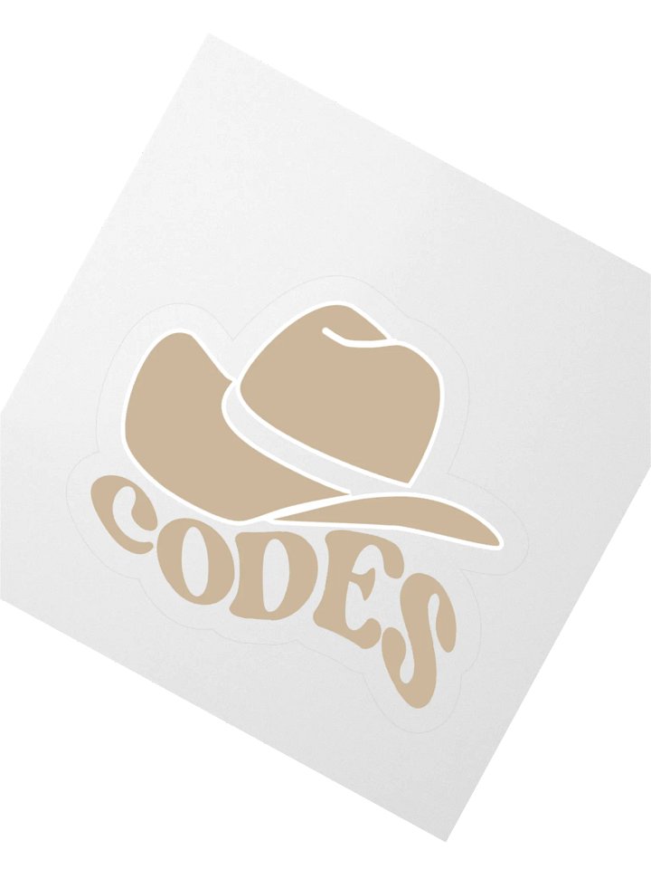 Cowboy CODES Sticker product image (2)
