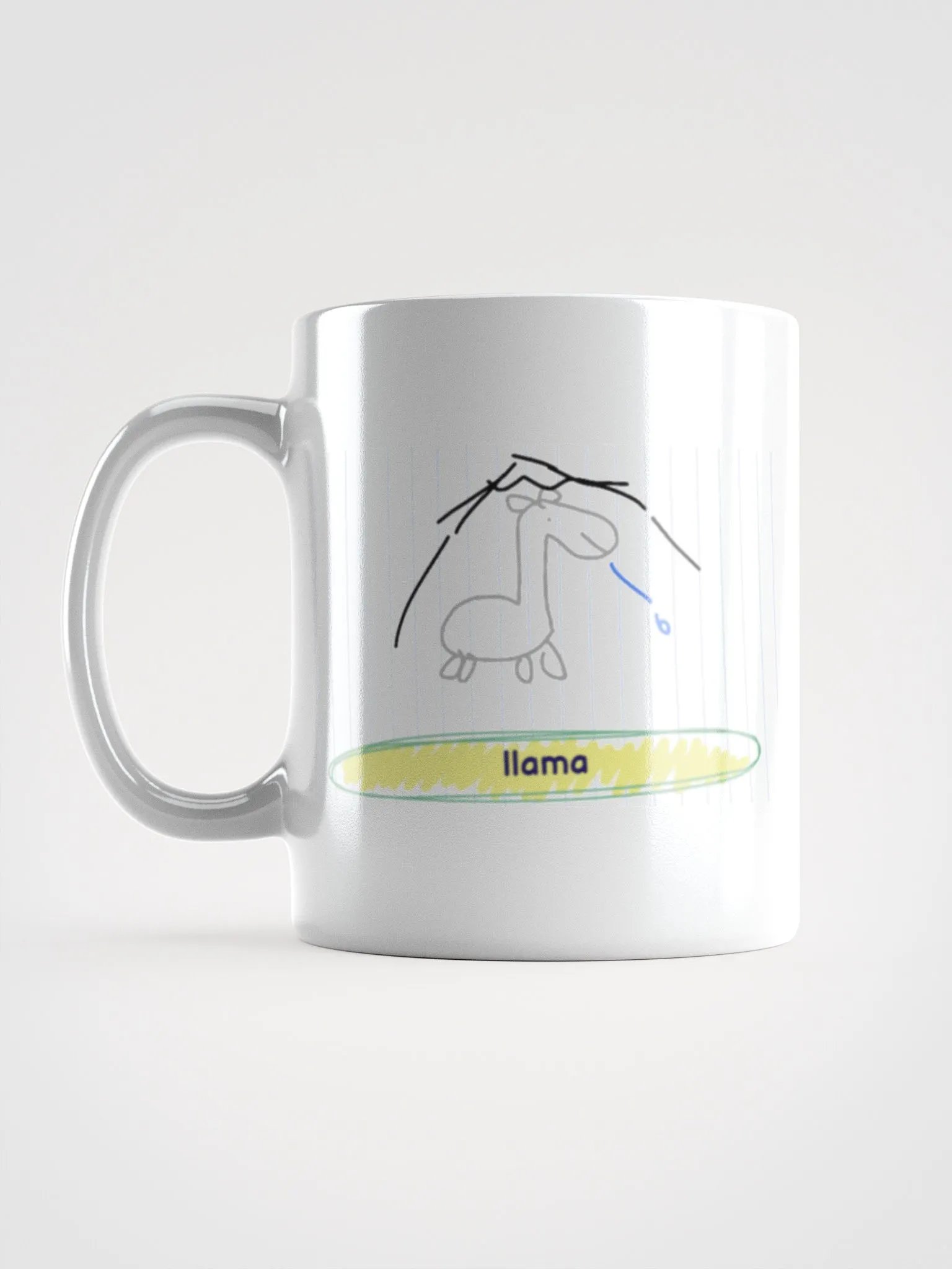 Llama mug product image (5)