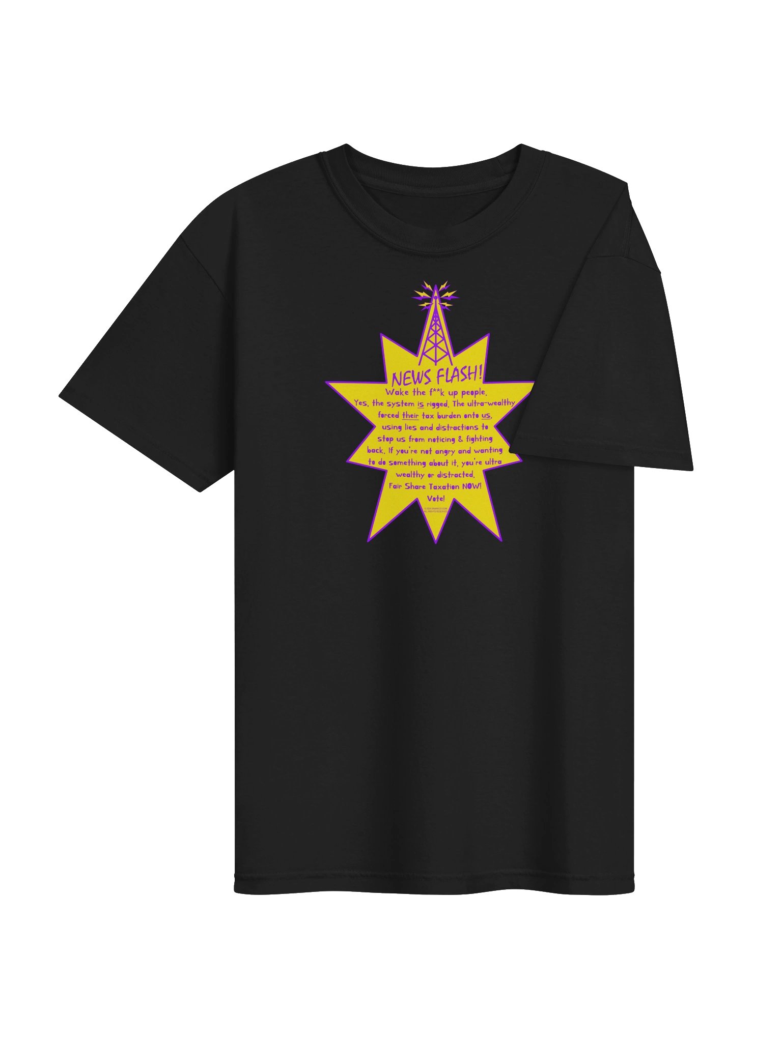 High Quality Tee Says: "Yes, the system is rigged..." product image (83)