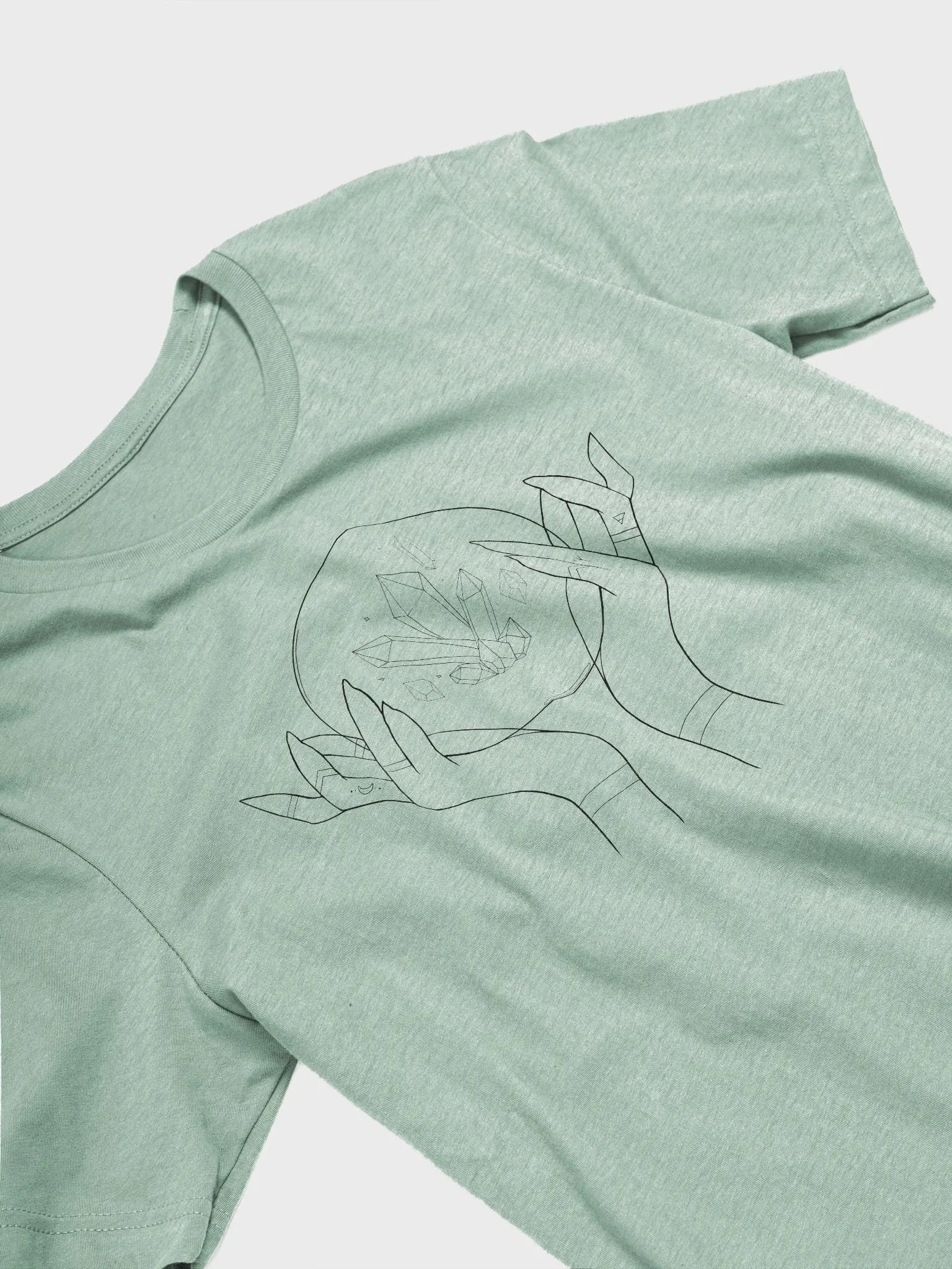 Crystal Orb Tee (black design) product image (3)