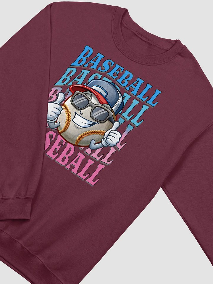Baseball Thumbs Up Smiling Sweatshirt product image (6)
