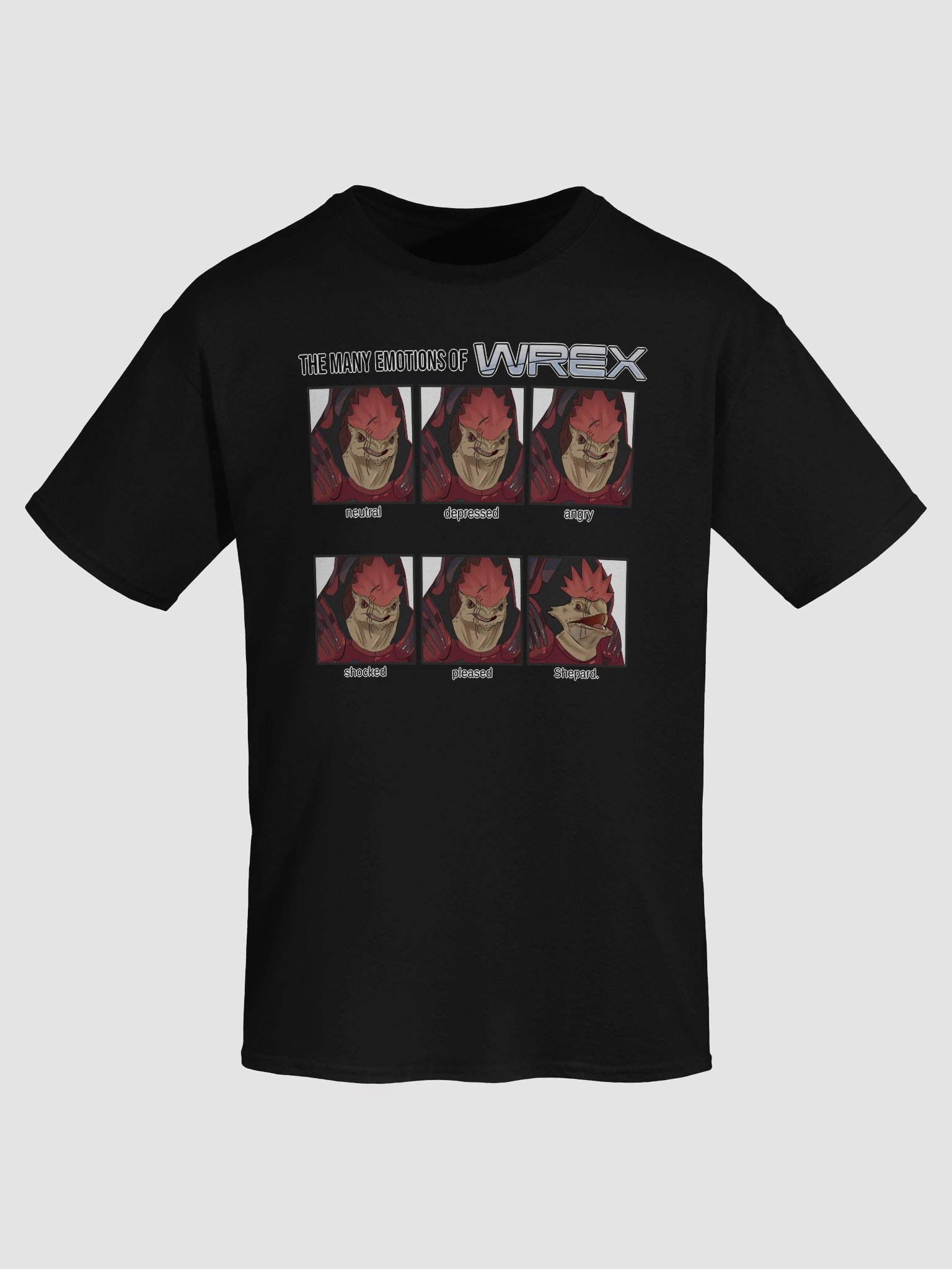The Many Emotions of Wrex - T-Shirt product image (7)