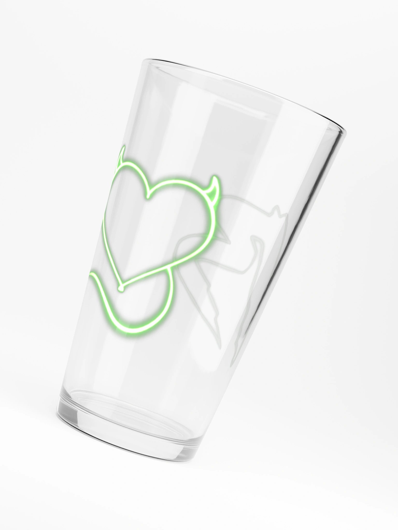 Electric Sin Heart Pint Glass product image (6)