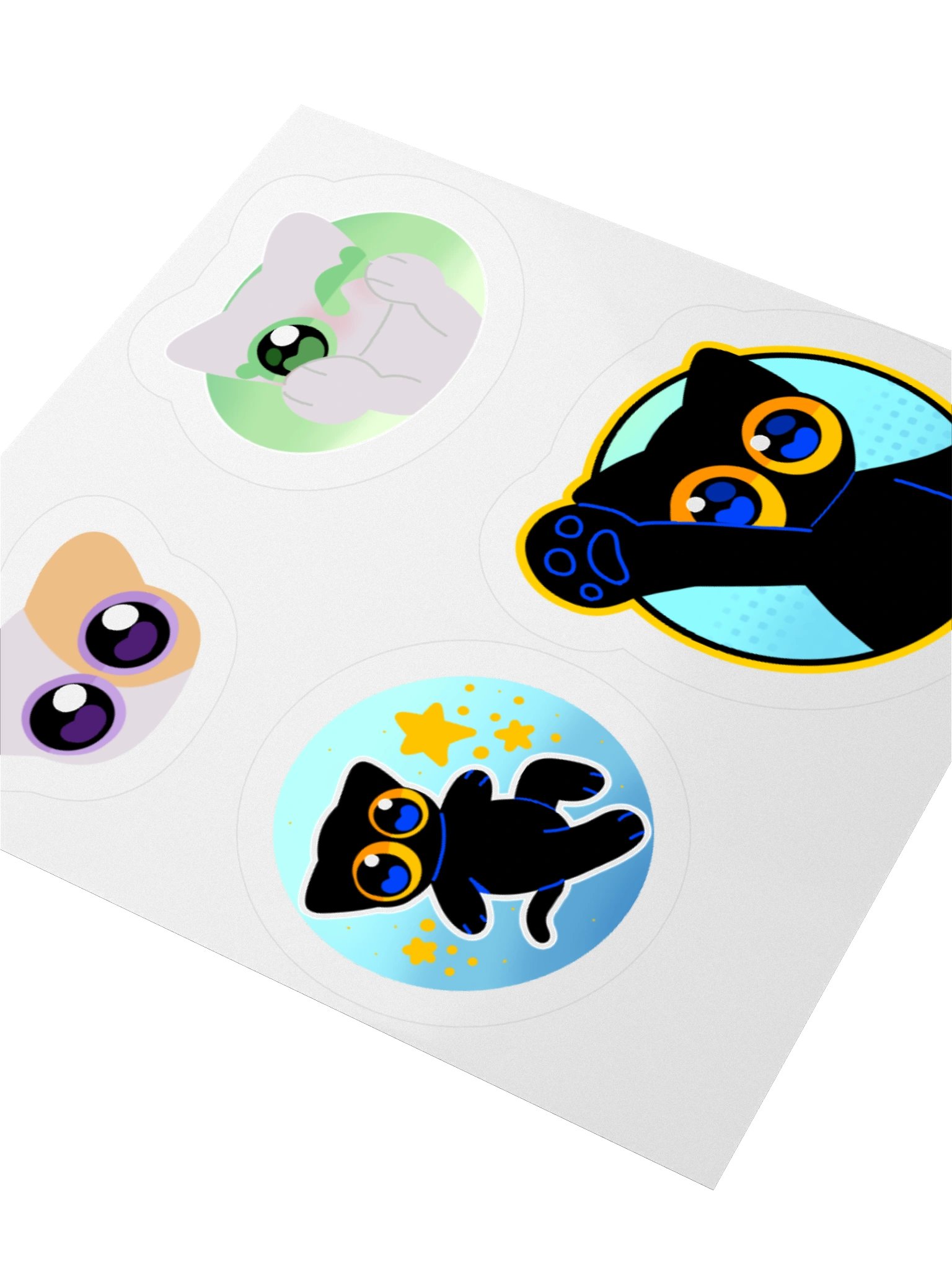 Silly Kat Sticker Pack A product image (3)
