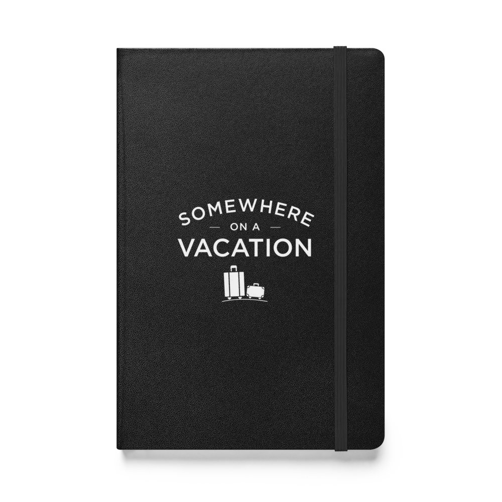 Somewhere on a Vacation Hardcover Bound Notebook | JournalBook - White product image (1)