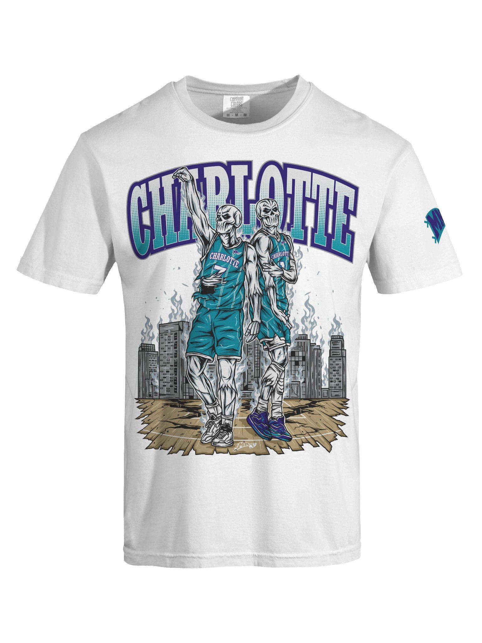 Charlotte, Welcome to Basketball Tee product image (37)