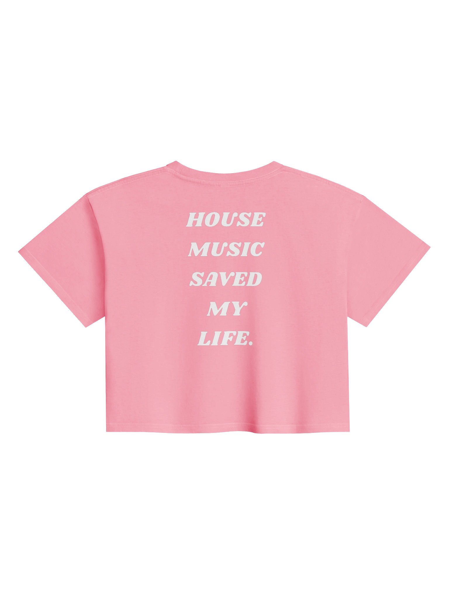 House Music Saved My Life Crop Top product image (2)