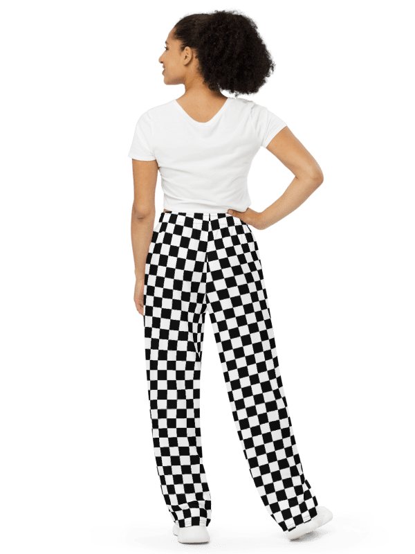 Valentine Westie Checkered Wide Leg Pants product image (2)