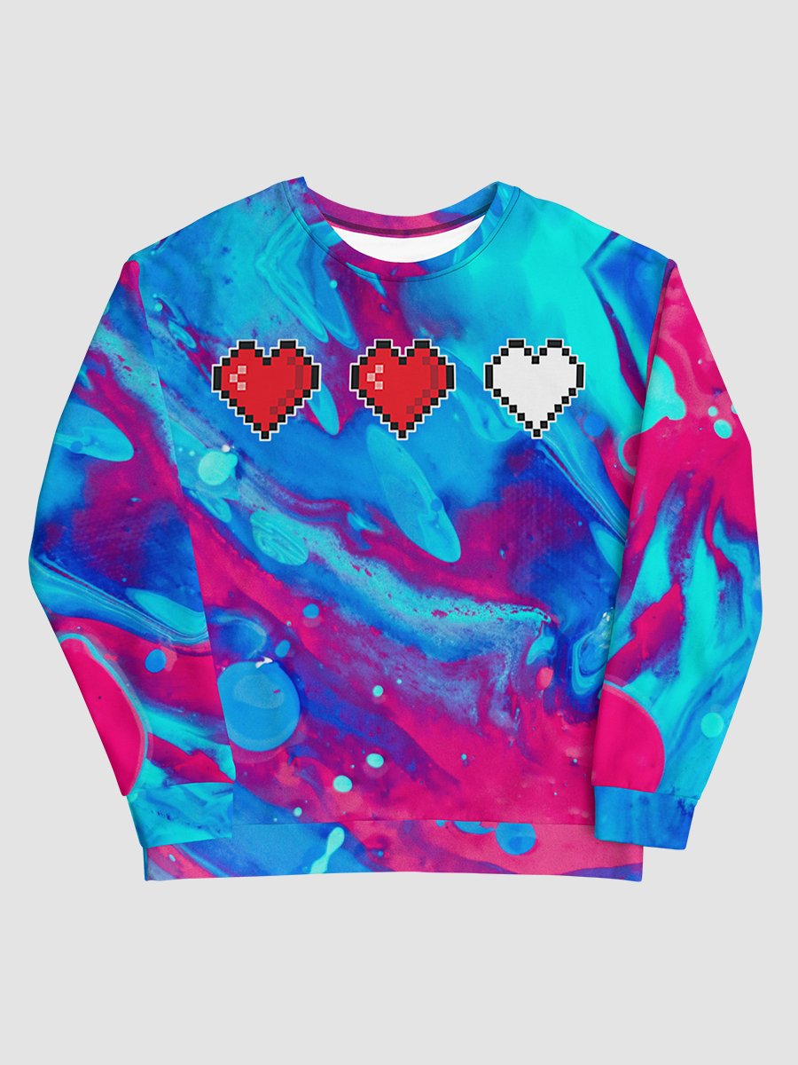 Splatter Hearts Sweatshirt product image (1)