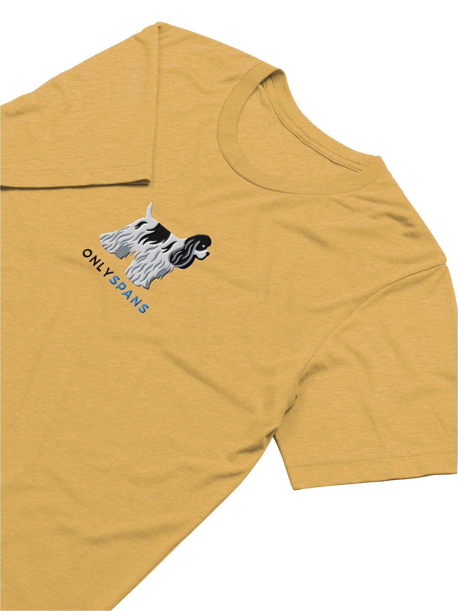 Only Spans T-Shirt(Embroidered) of an American Cocker Spaniel(Black & White) product image (54)