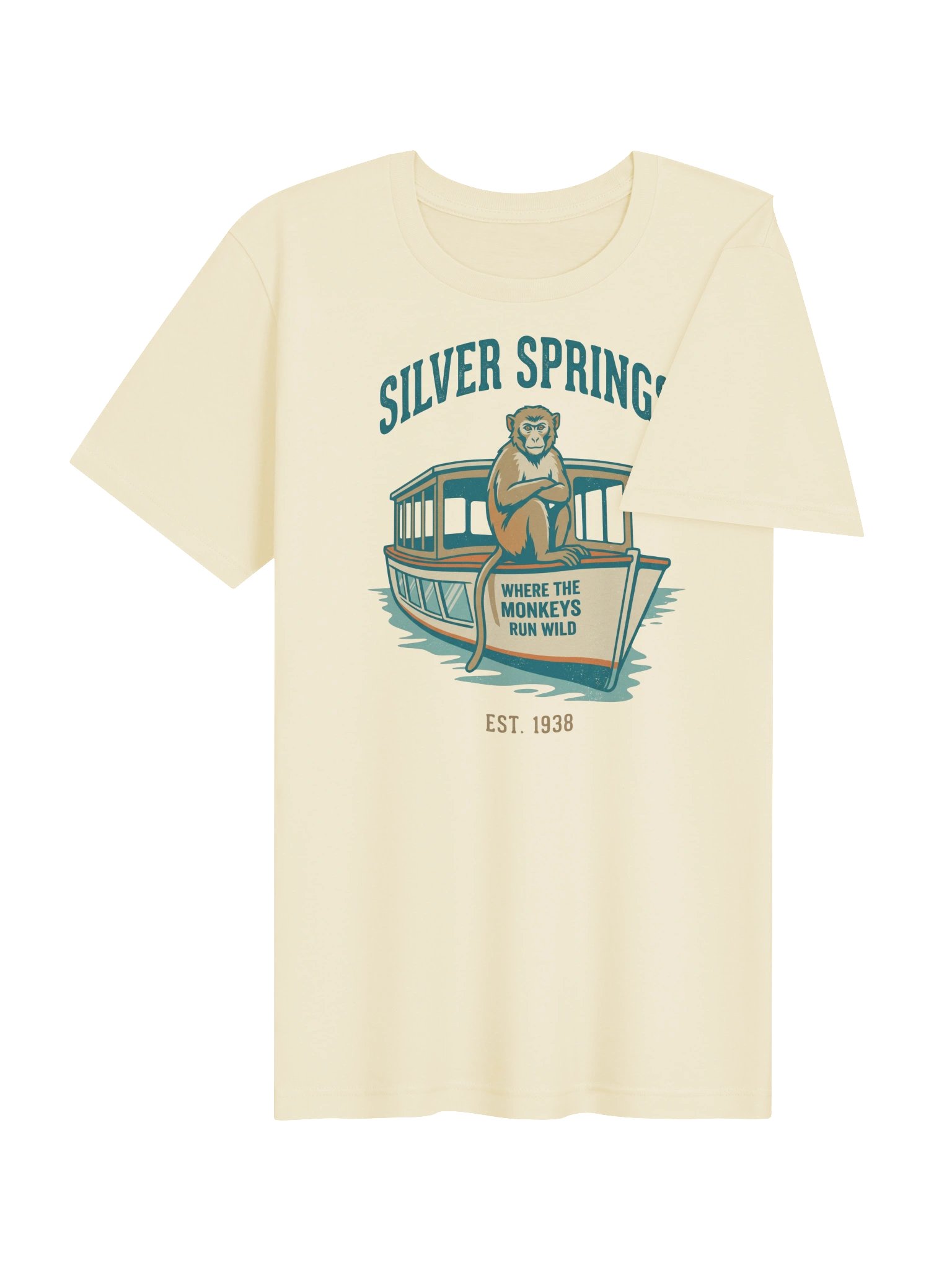 Silver Springs Where The Monkeys Run Wild Tee product image (4)