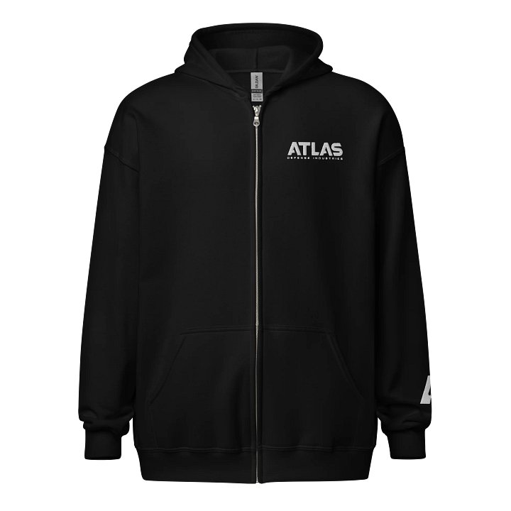 ATLAS Embroidered Zip Hoodie product image (1)