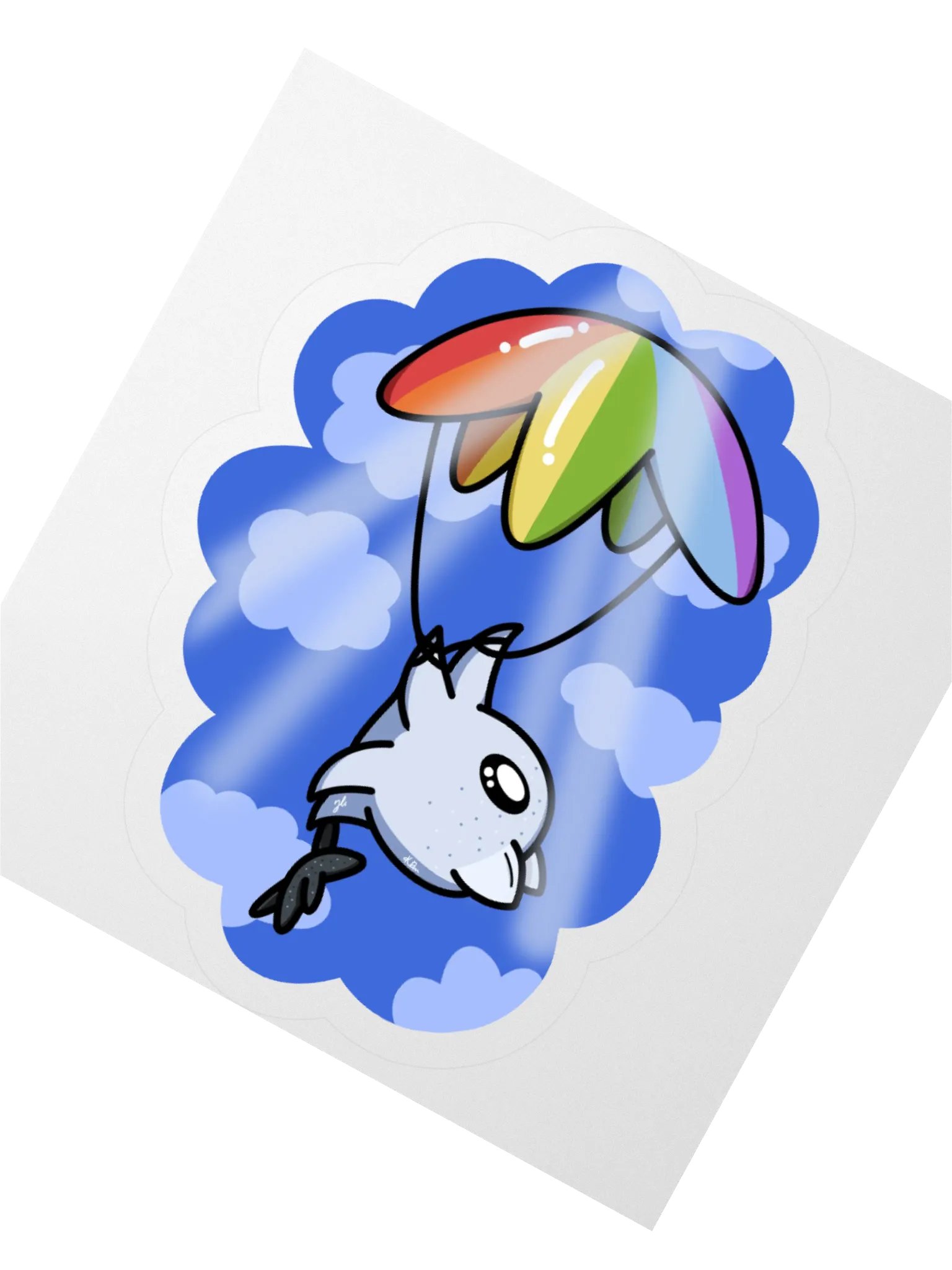 Squish Parachute Sticker product image (2)