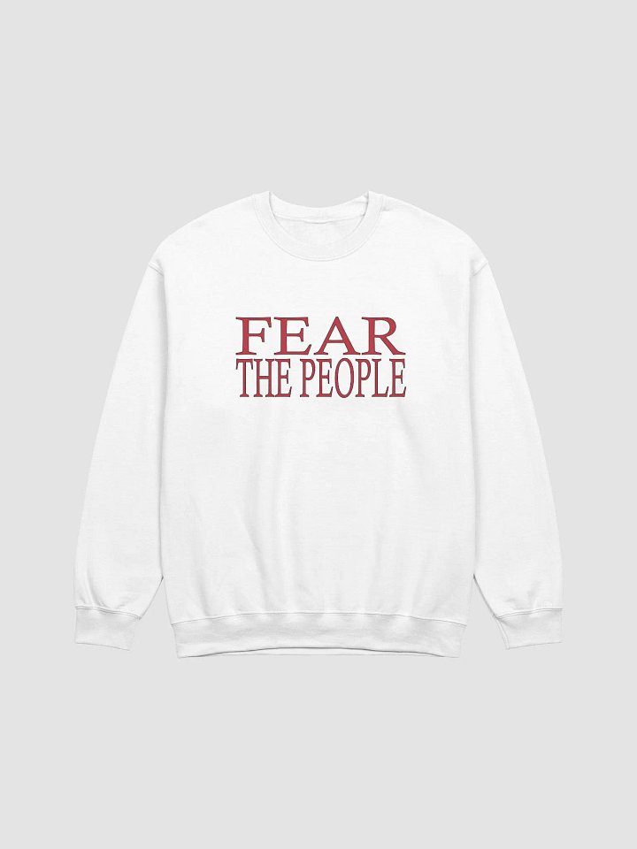 Fear The People - 01 - Red - Gildan Classic Crewneck Sweatshirt product image (2)