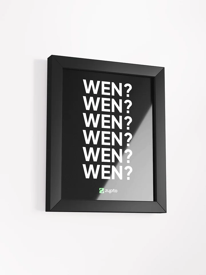 WEN? Framed Poster product image (2)