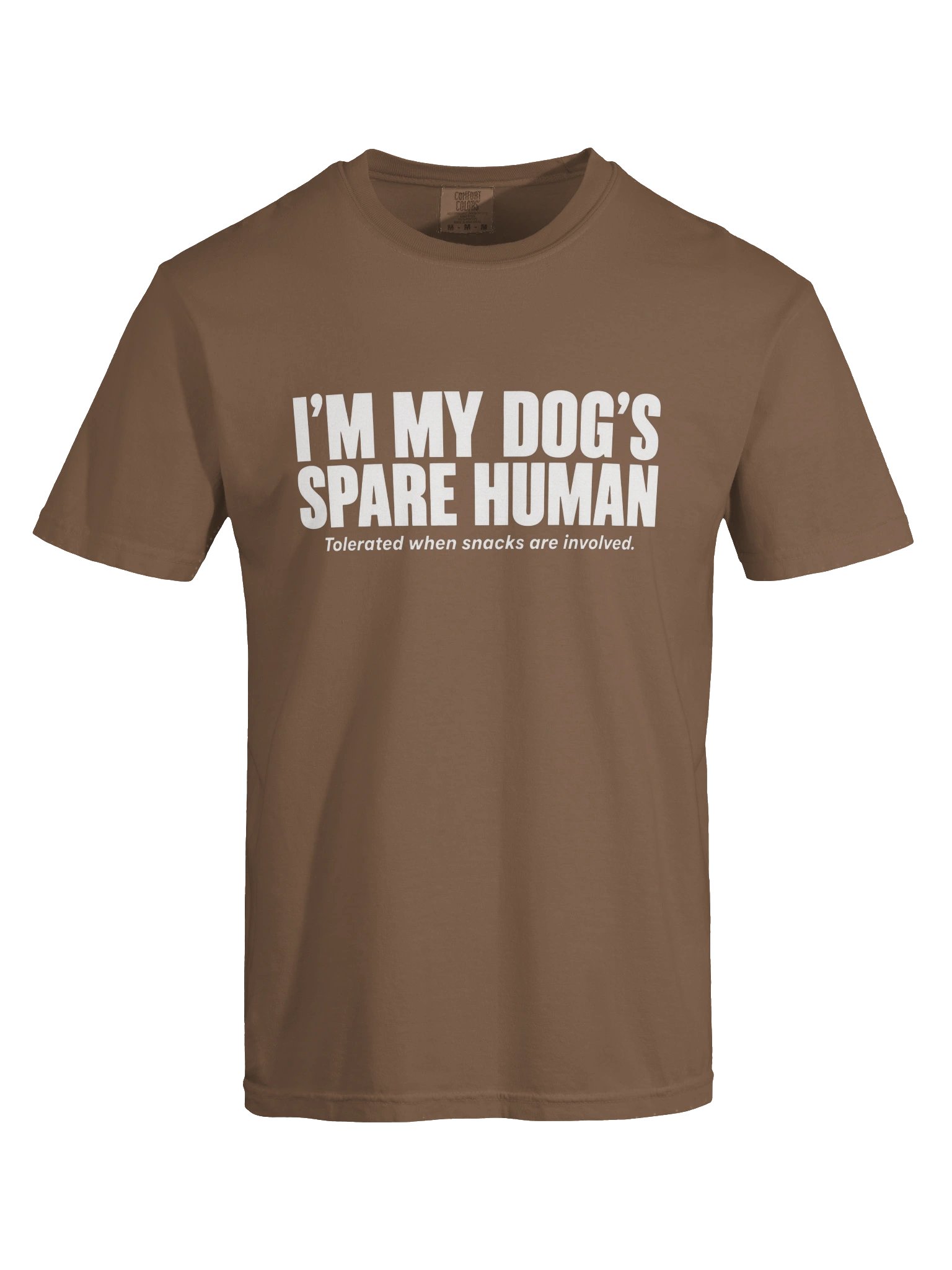I’m My Dog’s Spare Human Men’s T-Shirt – Funny Dog Dad Bella+Canvas 1717 Tee product image (62)