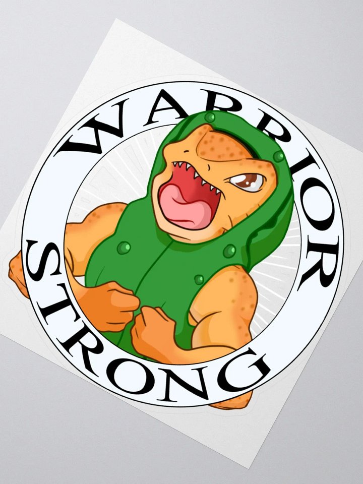 Buff Pickle Warrior Strong Sticker product image (4)