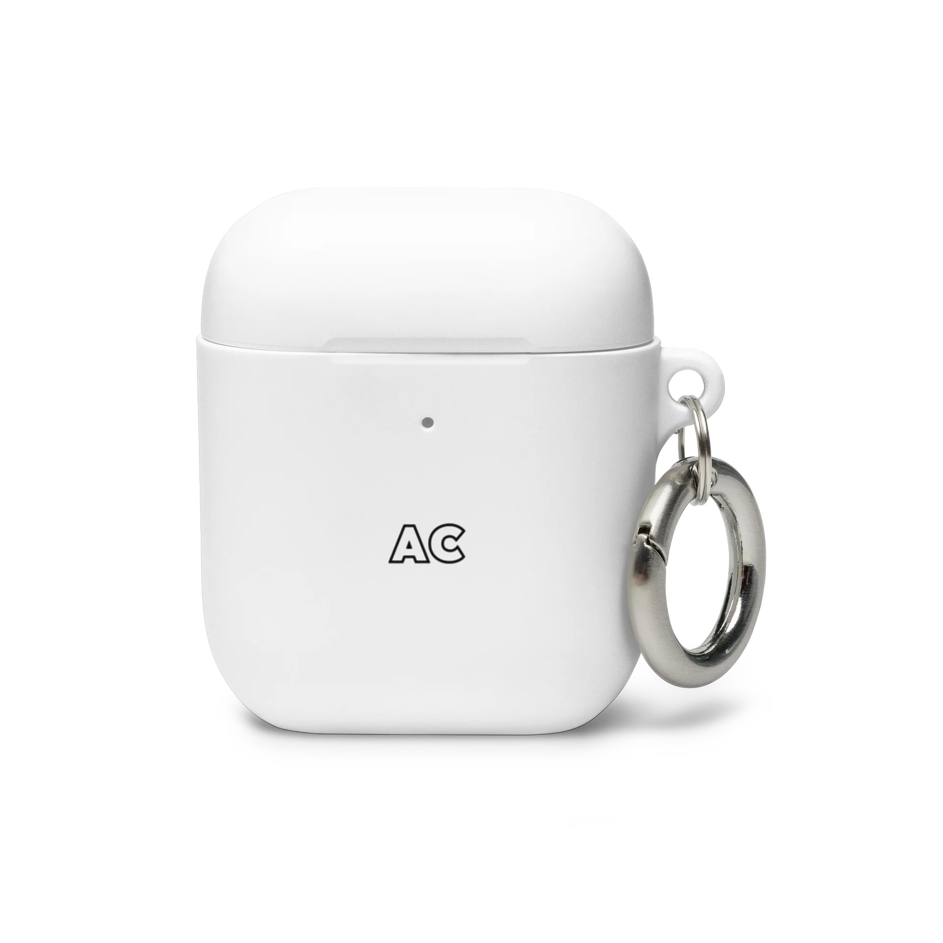AC Essential AirPods Case Logo White product image (1)
