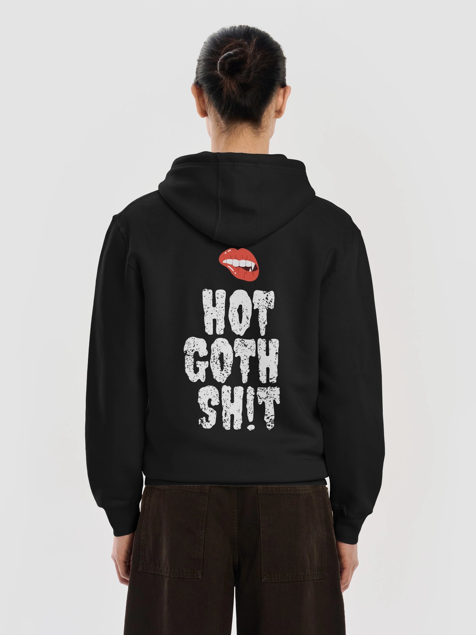 *BRAND NEW* Hot Goth Sh!t Zip-Up Hoodie product image (6)