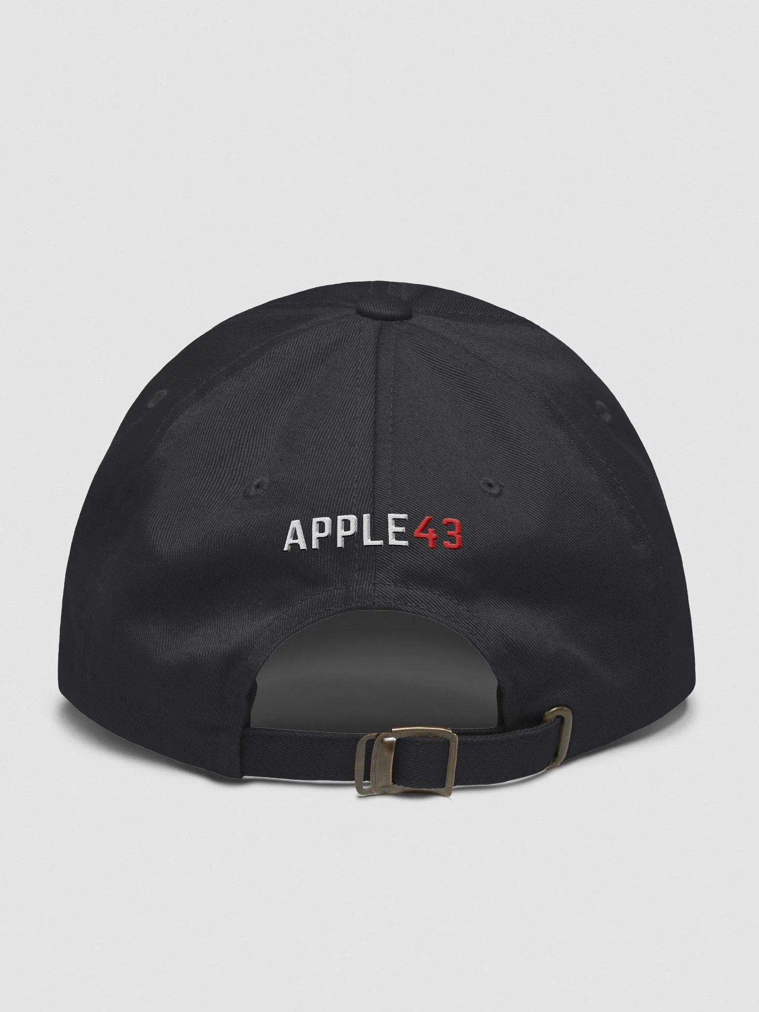 "43" Embroidered Hat (Red & Black) product image (2)
