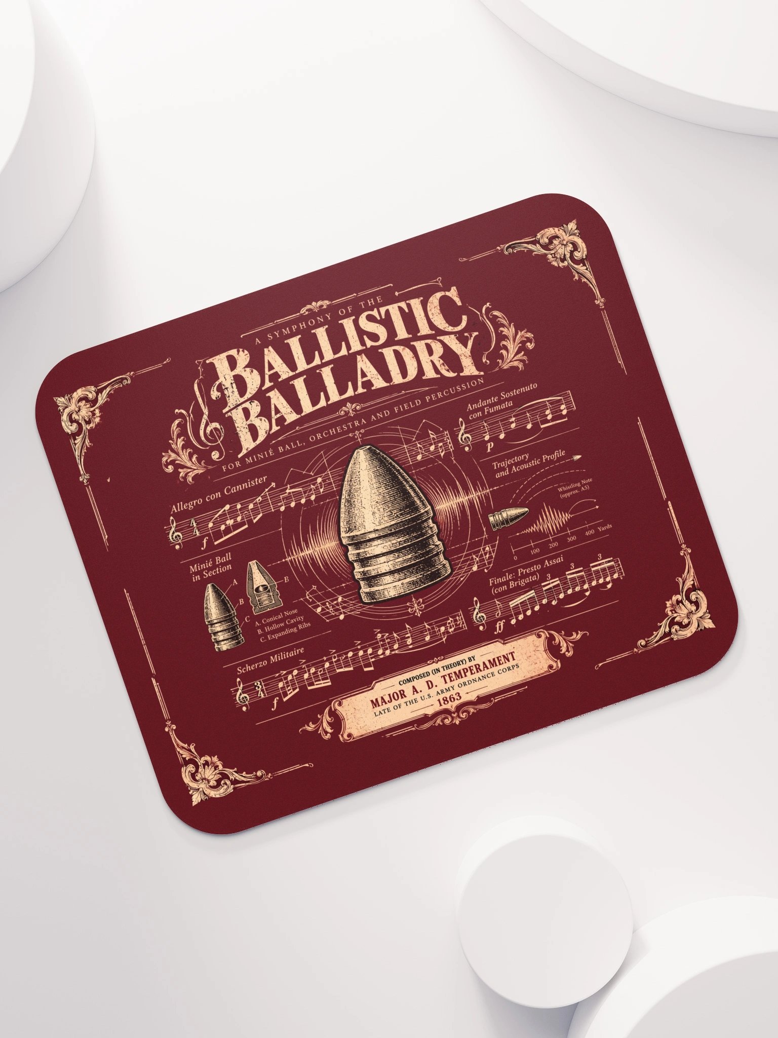 Ballistic Balladry Civil War Coaster product image (9)