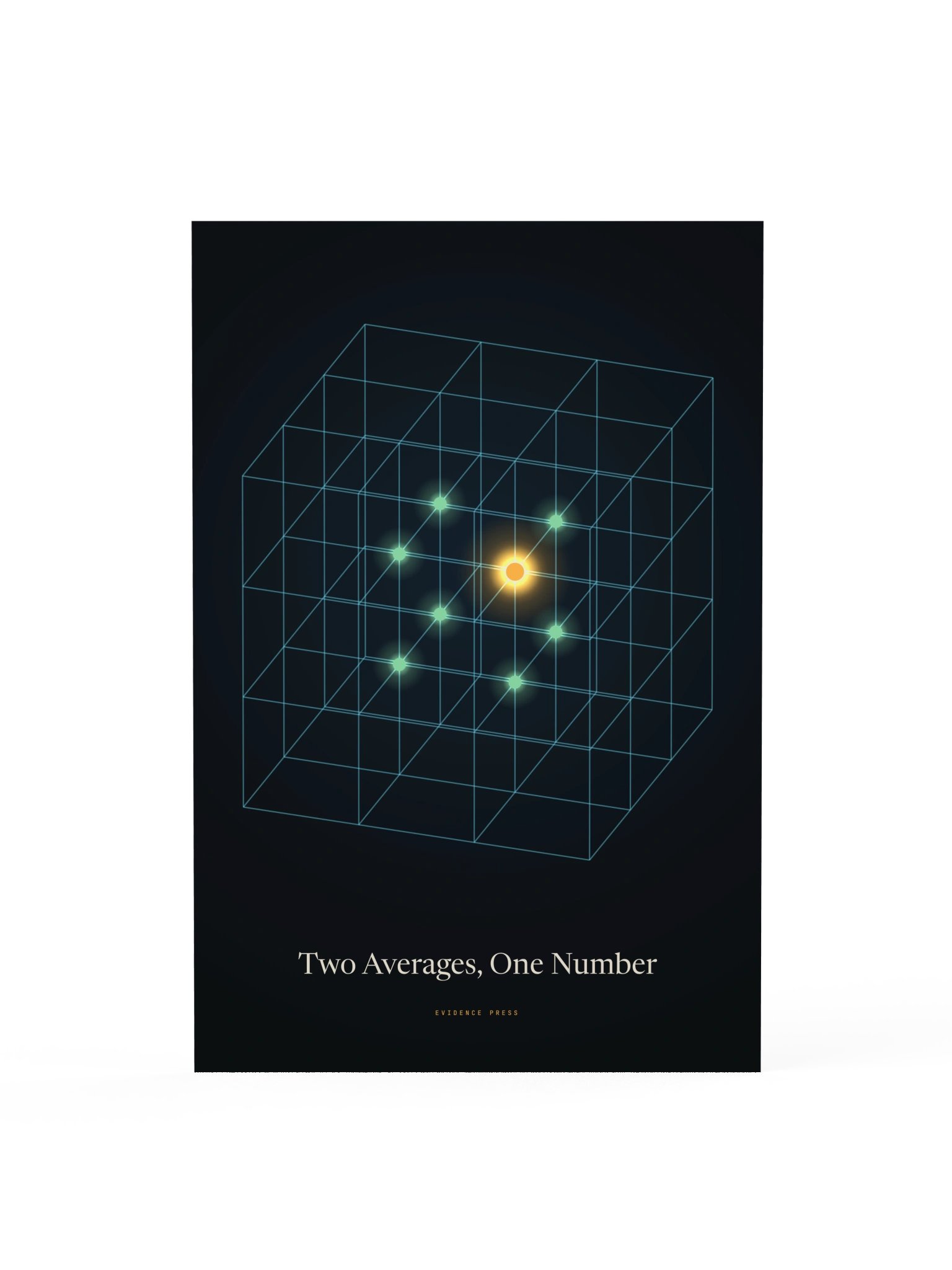 Two Averages, One Number — Poster product image (2)
