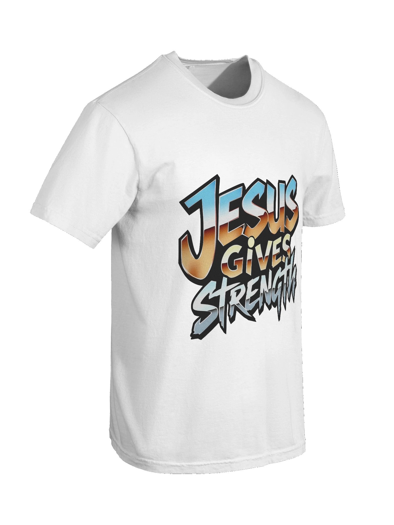 Jesus Gives Strength Workout T-shirt product image (4)