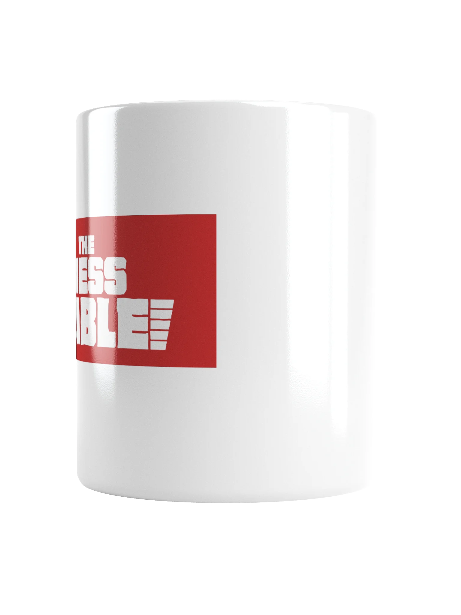 White Mug with Red/White TMT Banner product image (17)
