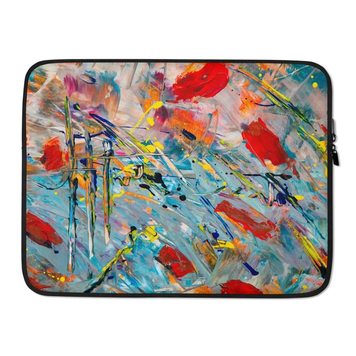 Vibrant Chaos 13 & 15 Inch Laptop Sleeve - Stylish & Durable Protection for Your Laptop product image (2)