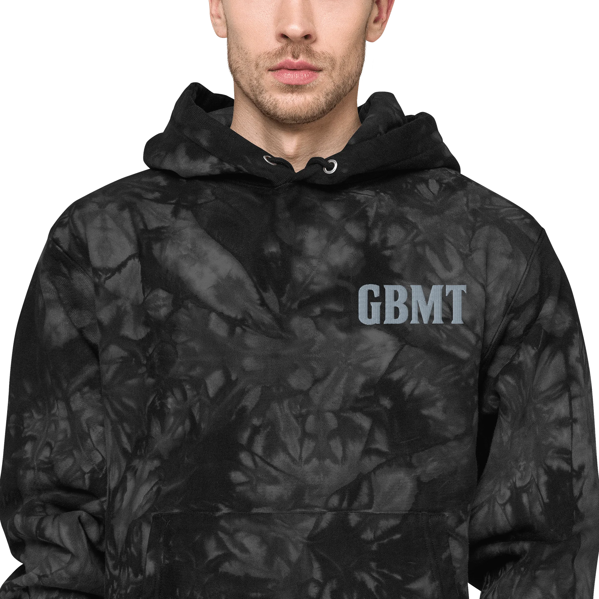 GBMT Premium Tie‑Dye Hoodie – Blackout Edition product image (3)
