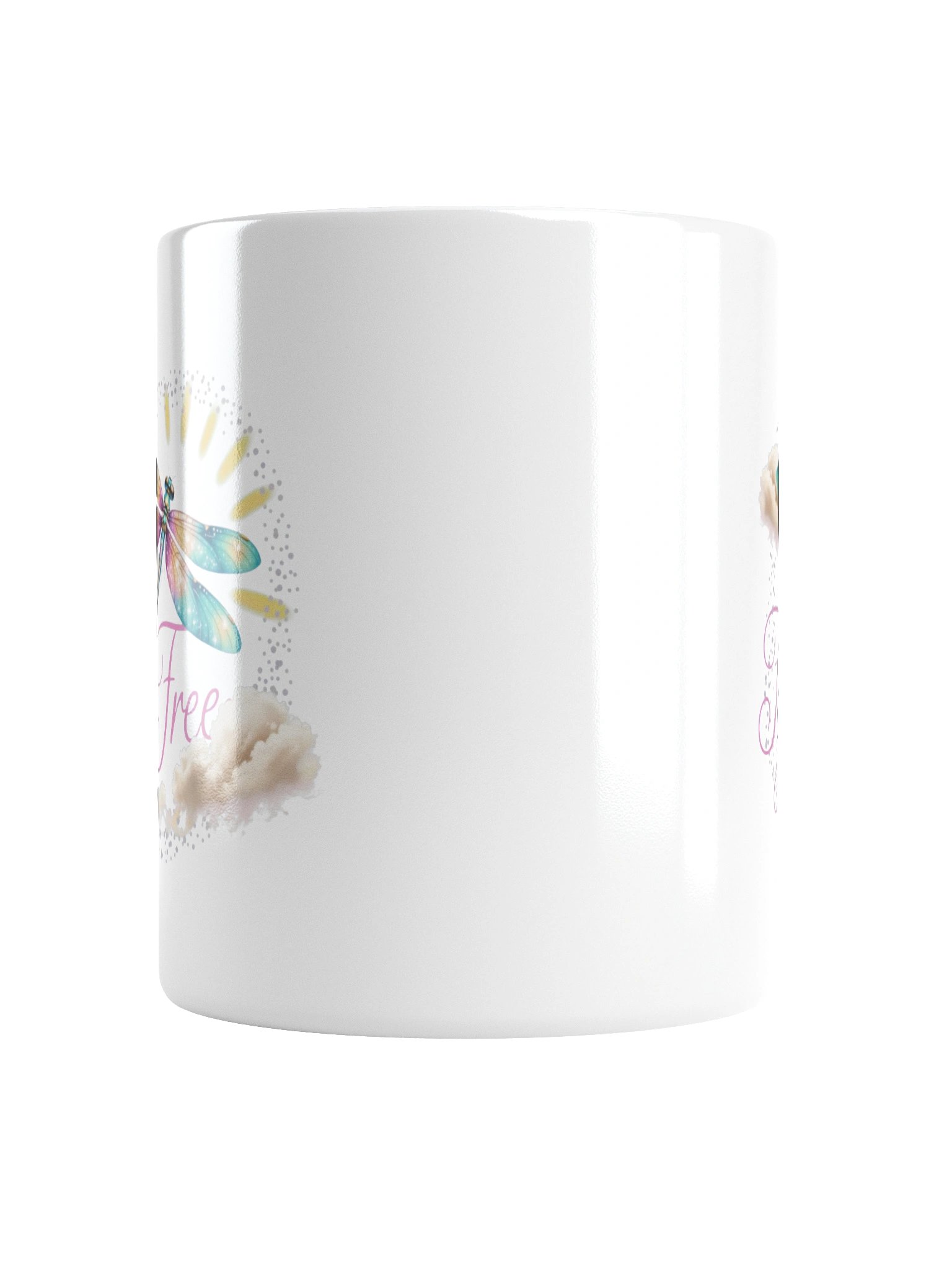 Fly Free Dragonfly Coffee Mug – Inspirational Nature Quote product image (5)