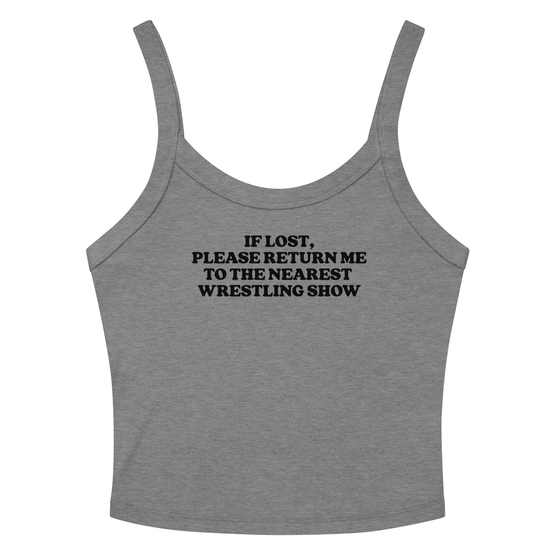 All Roads Lead To Wrestling Micro Ribbed Tank Top product image (2)