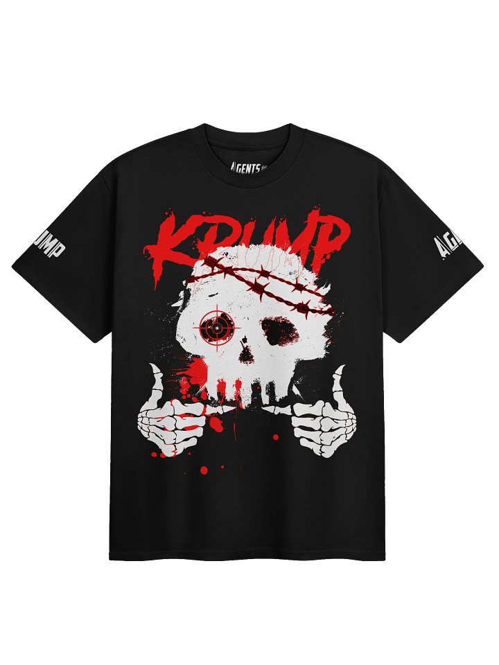 Targeted Chaos Oversized Blk Tee product image (1)