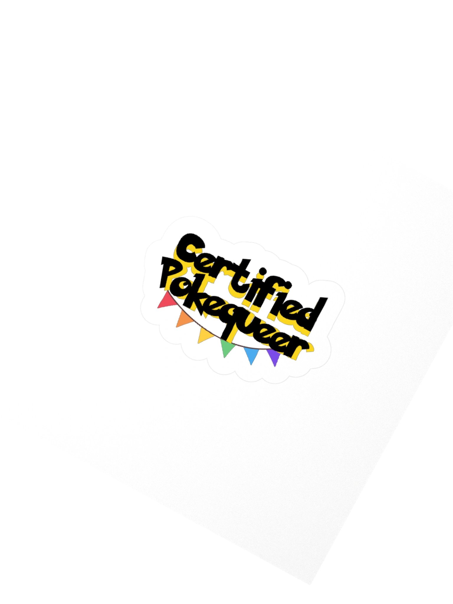 Certified Pokequeer Kisscut Sticker product image (2)