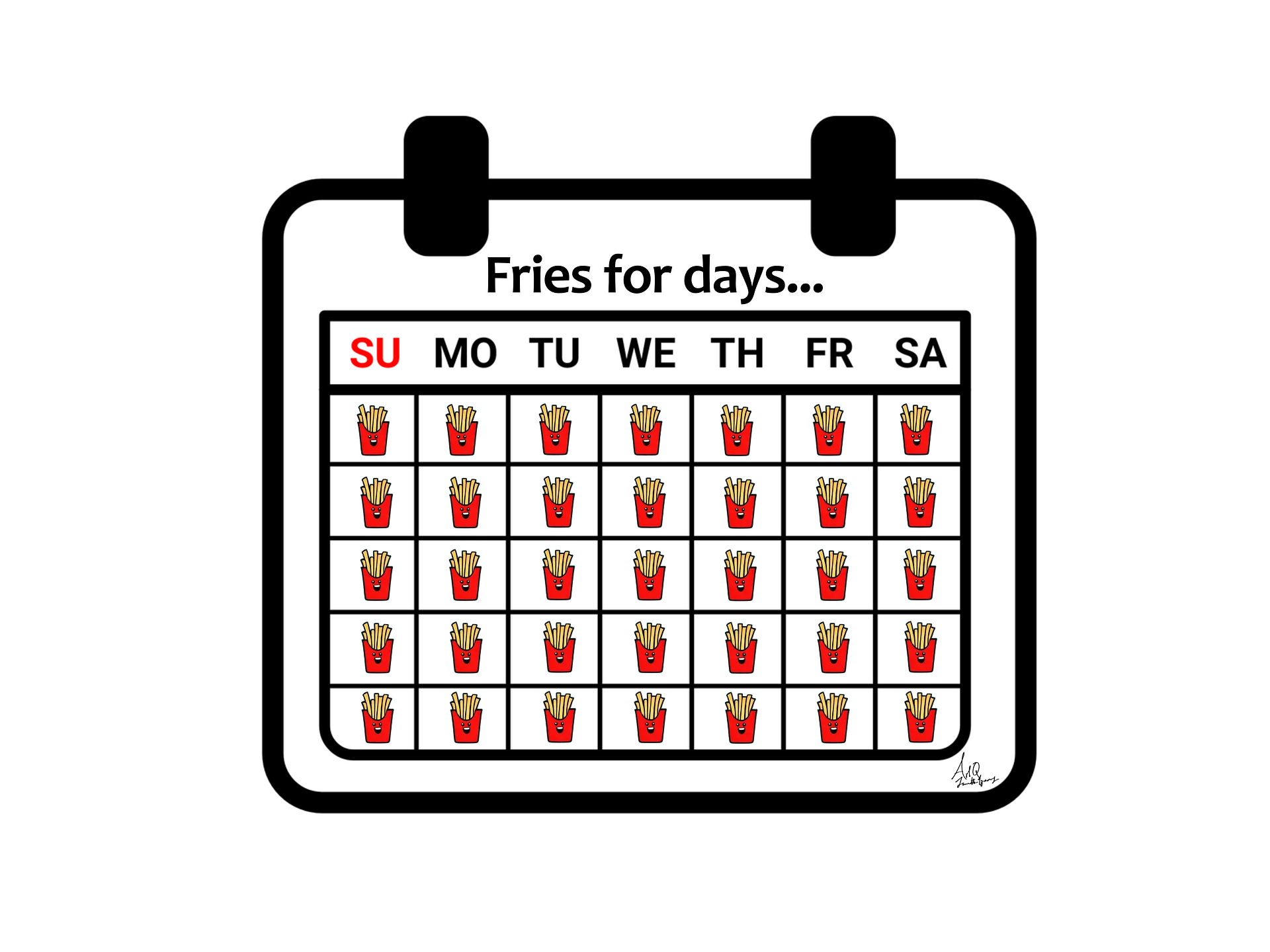Fries for days... COLORED MUG product image (71)
