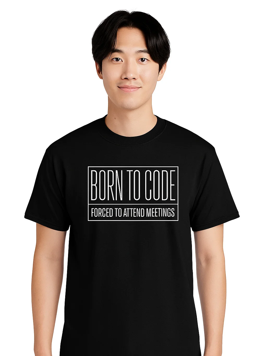 born to code forced to attend meetings t-shirt product image (91)