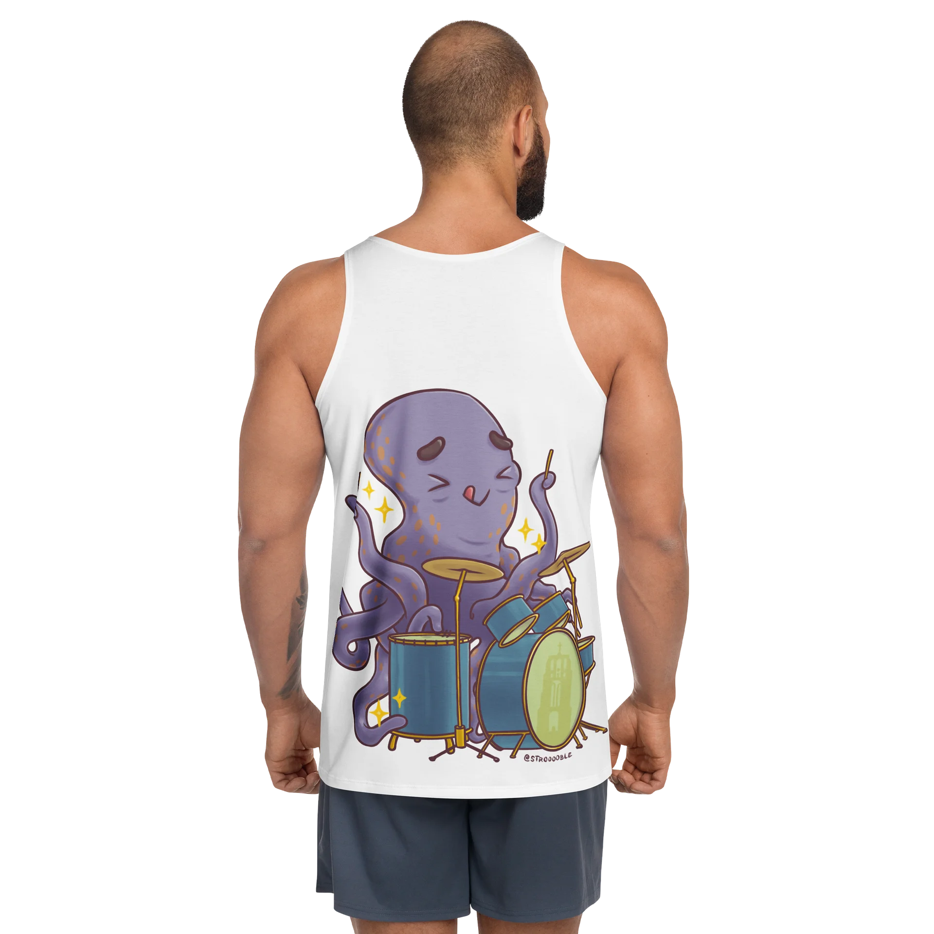 OctoDrummer - Tank Top ( White) product image (2)