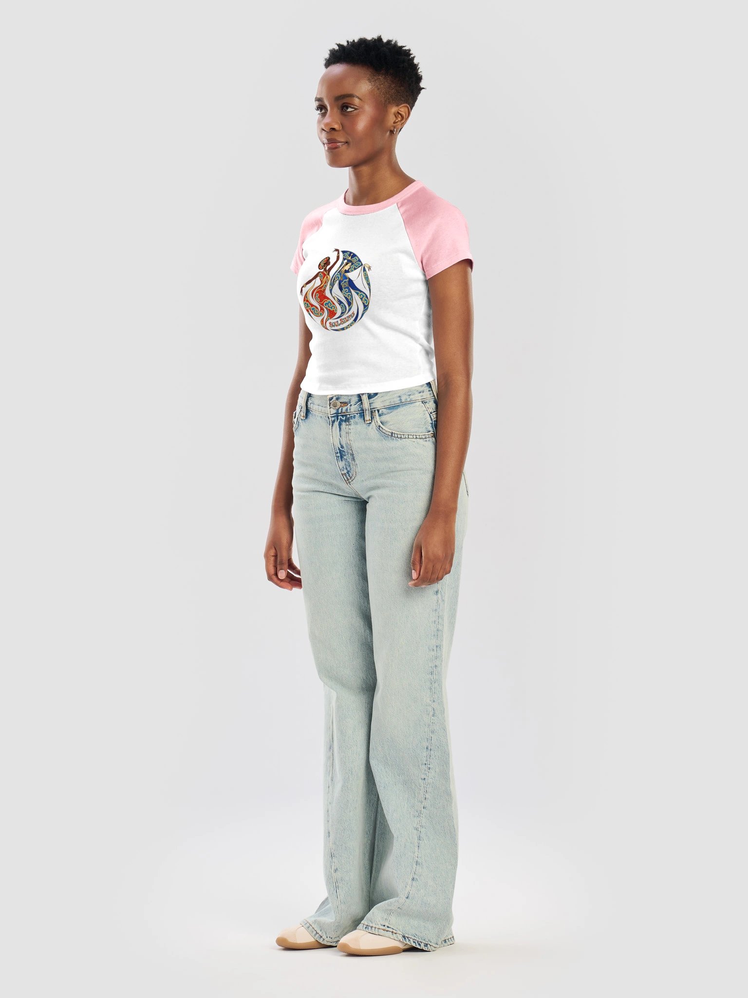 SOUL SISTERS - Micro Rib Raglan Baby Tee product image (3)