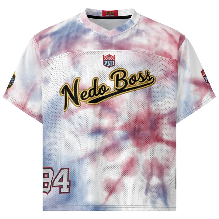 Silky Mesh Boxy Football Jersey product image (1)